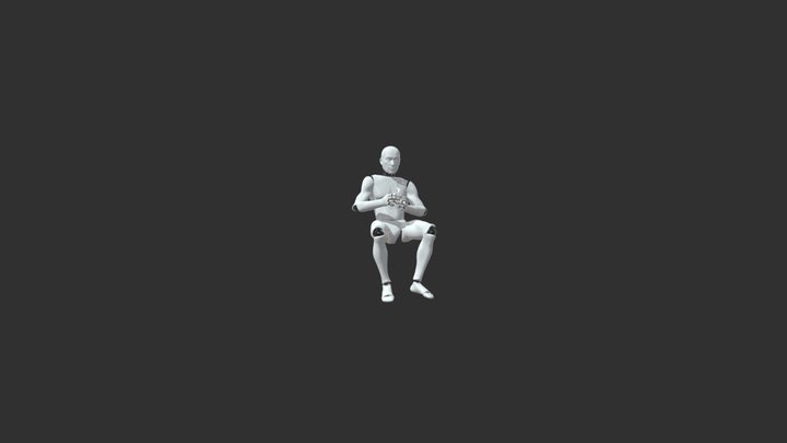 Playing_a_game_of_console_with_a_friend_v3 3D Model
