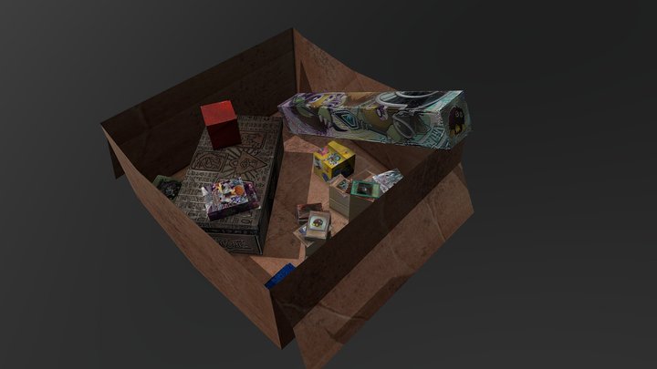 Yugioh trash box 3D Model