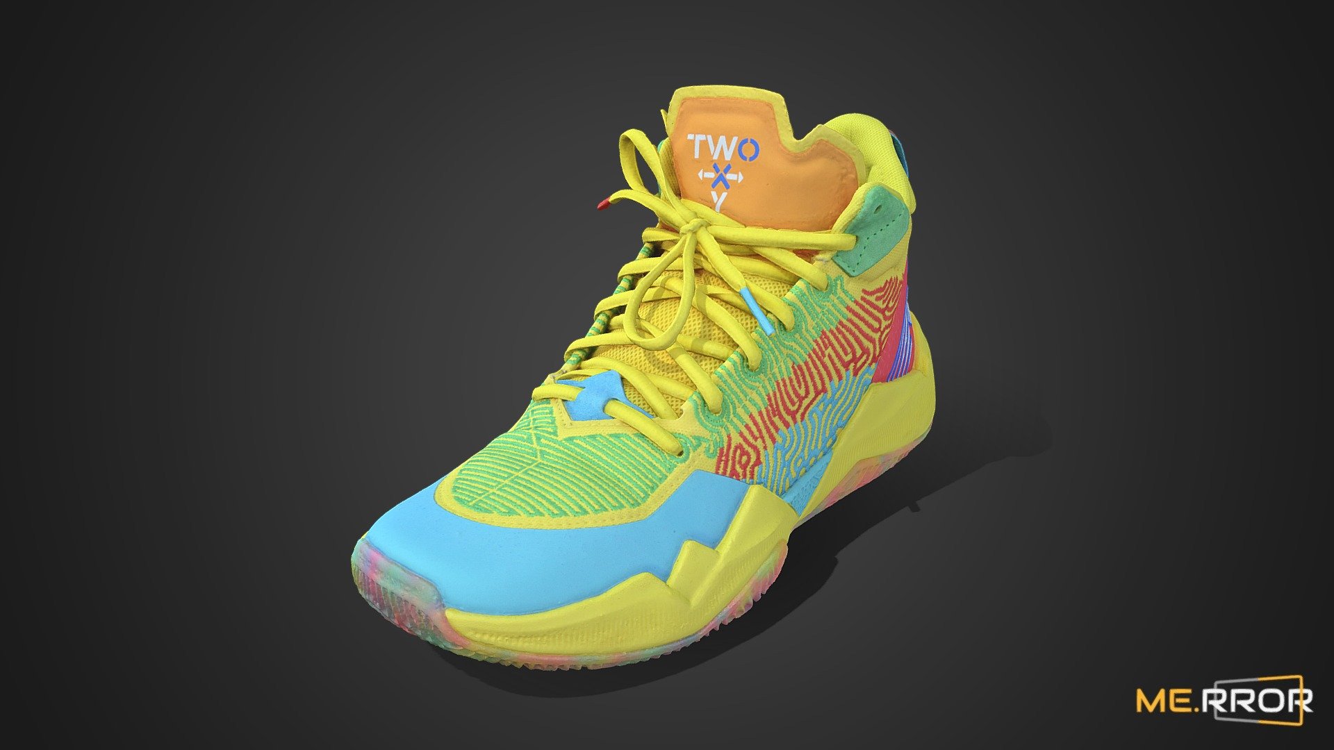 Colorful Sneakers Basketball Shoes Buy Royalty Free 3D model by ME