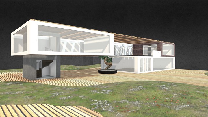 Project Name (5) House Scene 3D Model