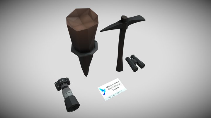 The Sol Vin Caves VR - Pick Ups 3D Model