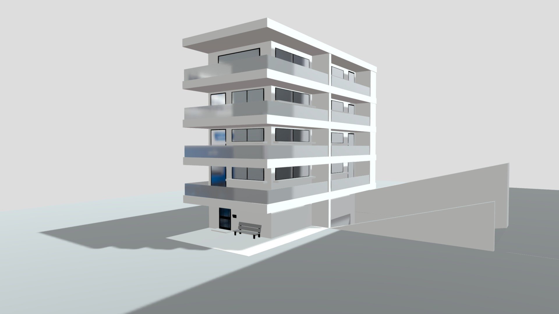 Edificio - Download Free 3D model by Artist Cone (@artistcone) [9711bf6 ...