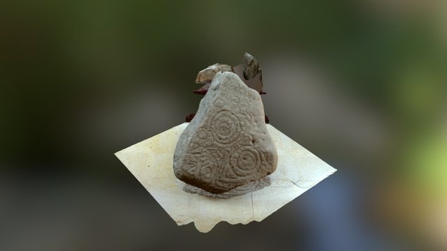 Petroglifo en Ameca, Jalisco 3D Model