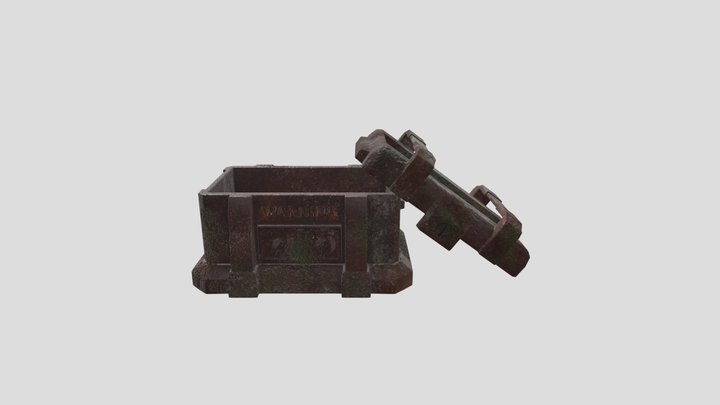 Rusty box 3D Model