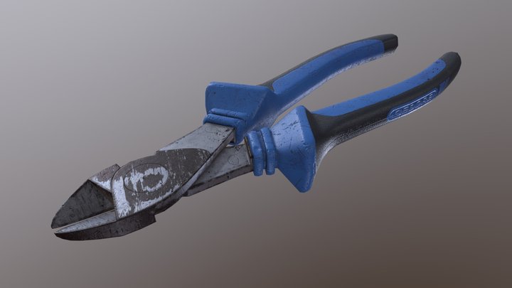 Simple Tool - Gedore Pliers 3D Model