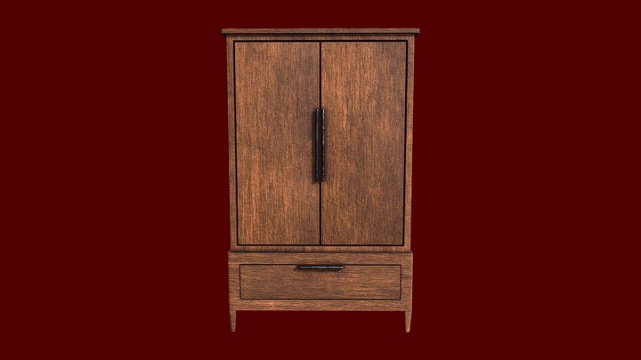 Wardrobe - V2 3D Model