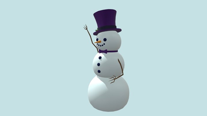 Snowman Demo 3D Model