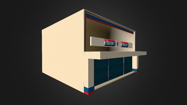 Modelagem Casas Bahia - Campinas. 3D Model