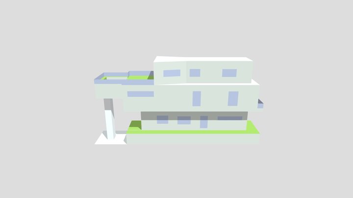 Mordem_mansion_with_pool 3D Model