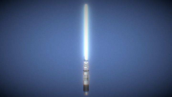 Lightsaber (blue) 3D Model