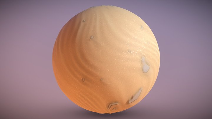 Sand Material 3D Model