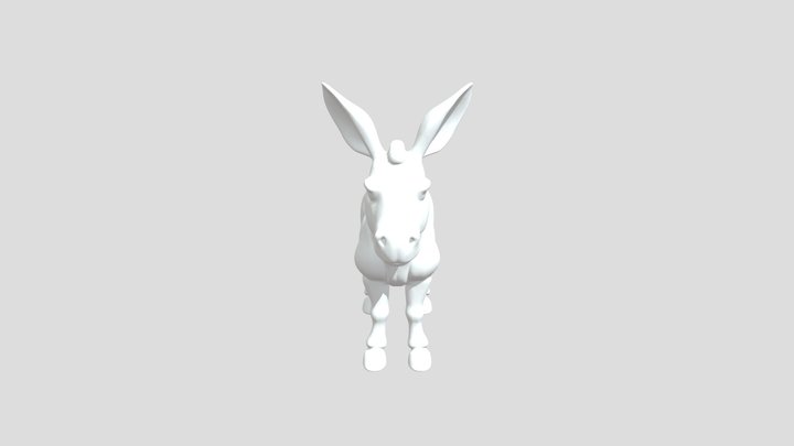 Handcrafted Stylized Donkey | 3D 🫏 3D Model