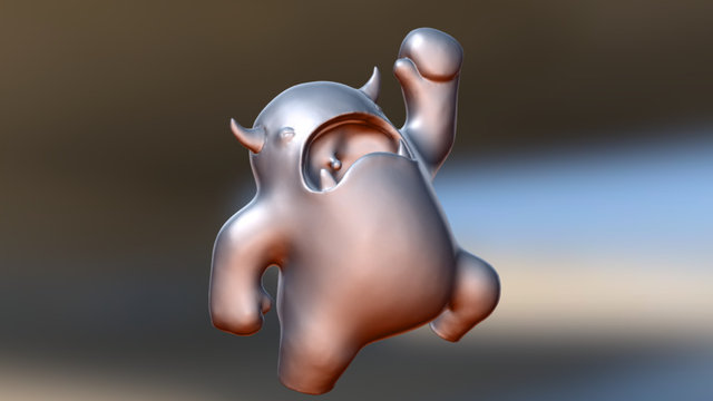 CGCookie: Melvin Sculpting exercise 3D Model