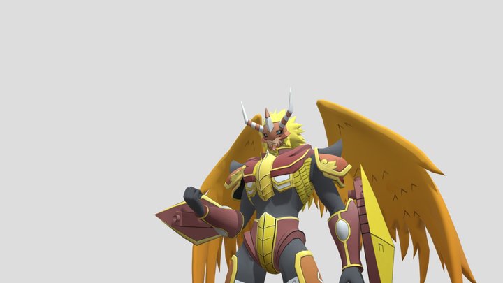 Digimon - Aldamon 3D Model