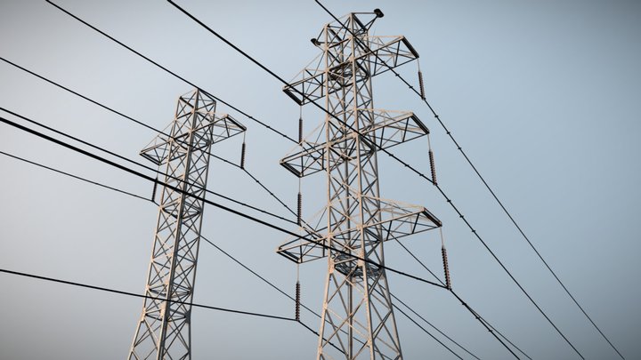 Powerlines 3D models - Sketchfab