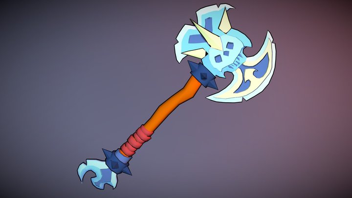 Hacha - Weapon Axe 3D Model