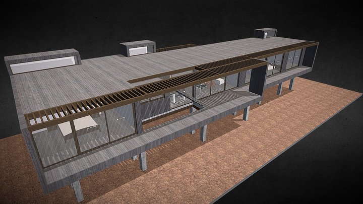 CASA ARANDA MARTINEZ_PICHILEMU 3D Model