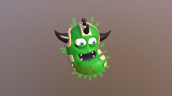 Bacteria 3D Model