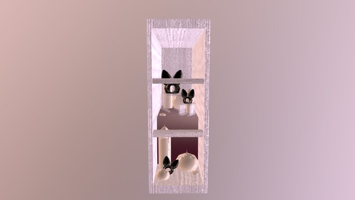 Wicker Bun Window 3D Model