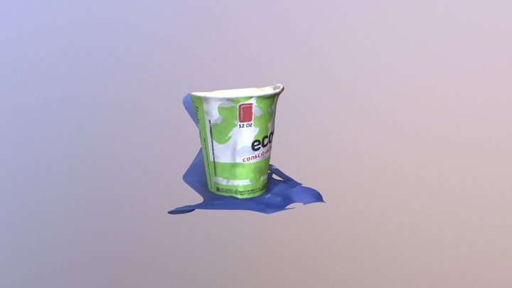 Cup 2 Obj 3D Model