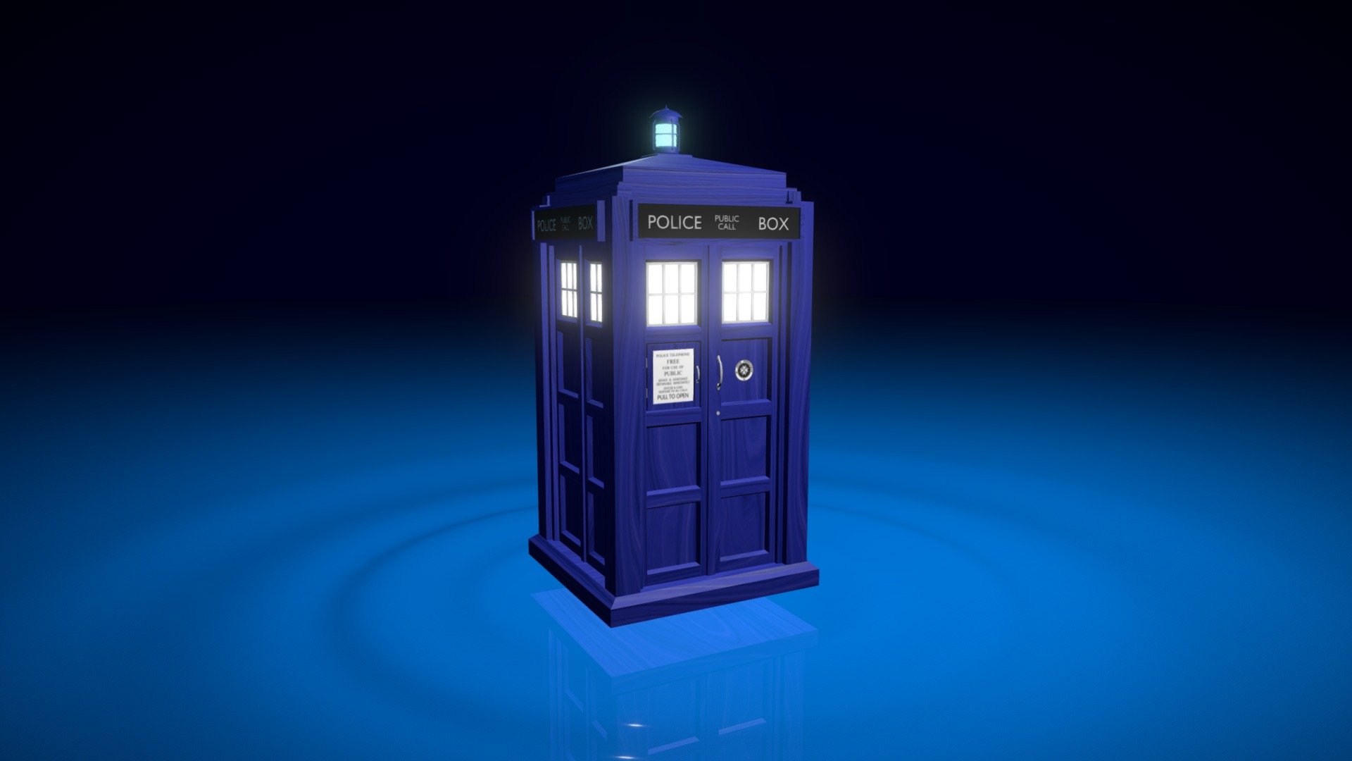 Tardis - Download Free 3D model by Gianmarco (@GianmArt) [9721f5d ...