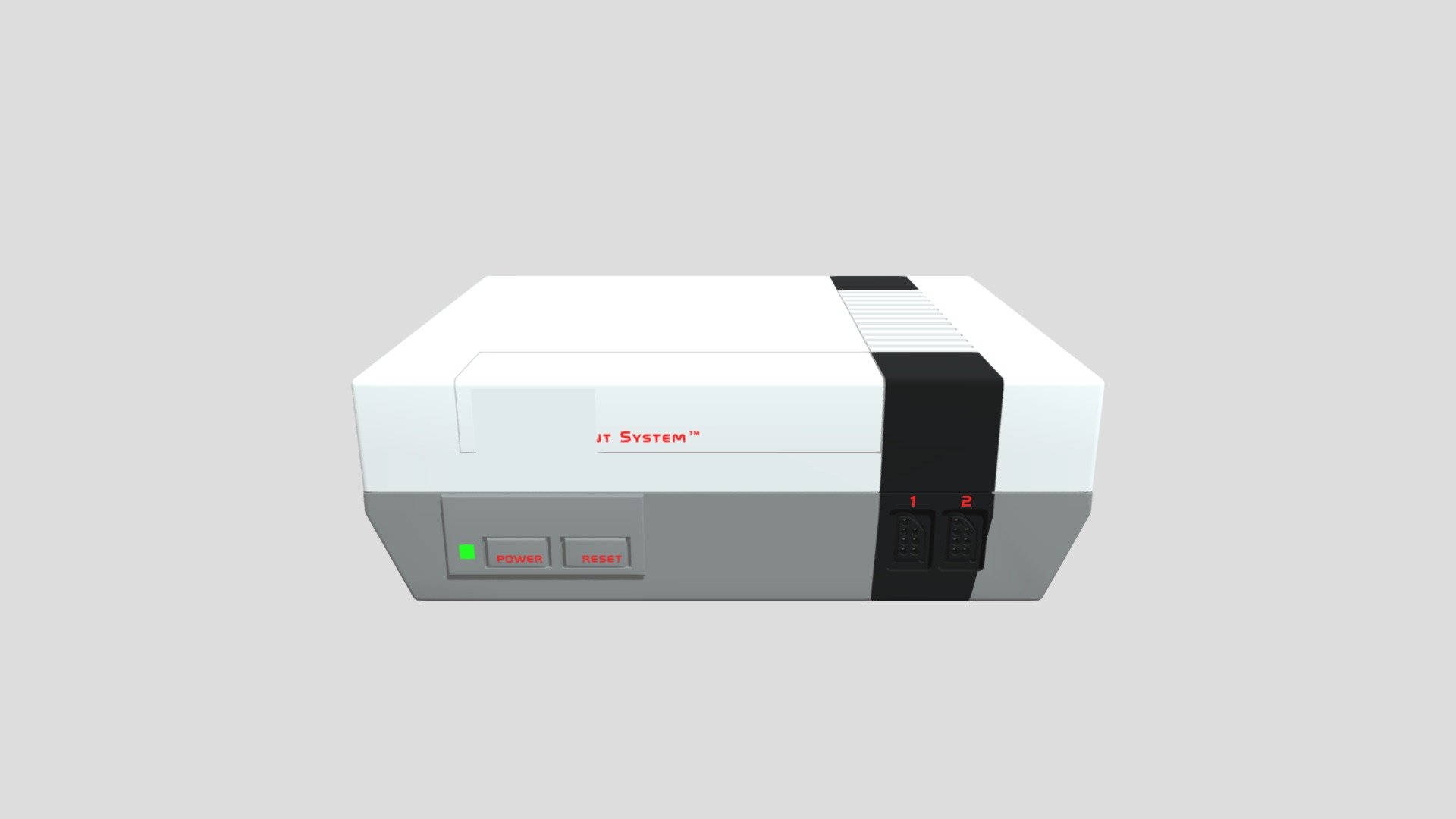 Nintendo Entertainment System — Sketchfab embed 3D viewer