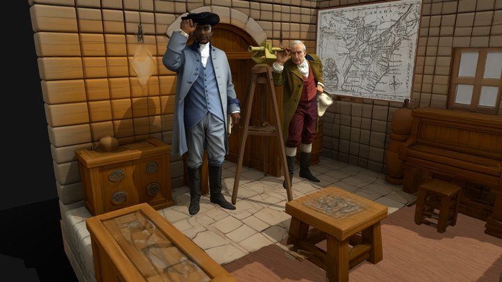 NSPS- Benjamin Banneker – Kostenloses 3D-Modell STL