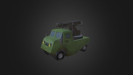 Dieselpunk Truck 3D Model