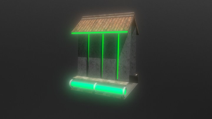 Japanaese Wall 3D Model