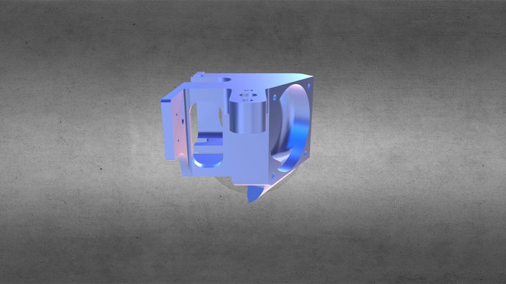 New Extruder Block 3D Model