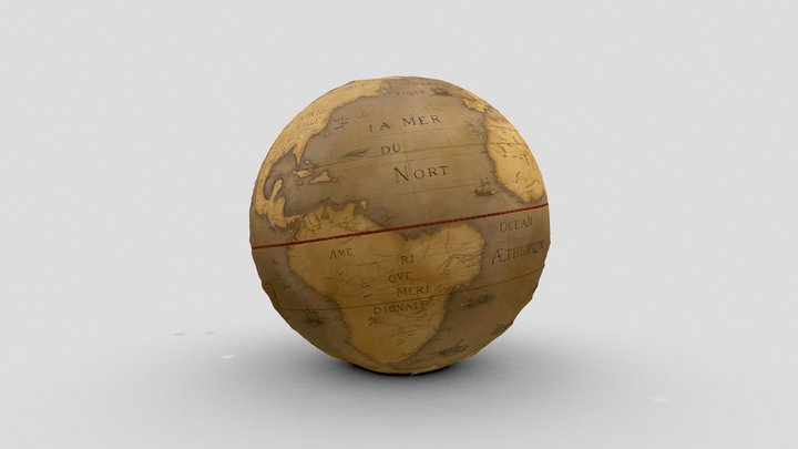 Huge old globe – Modello 3D gratuito STL