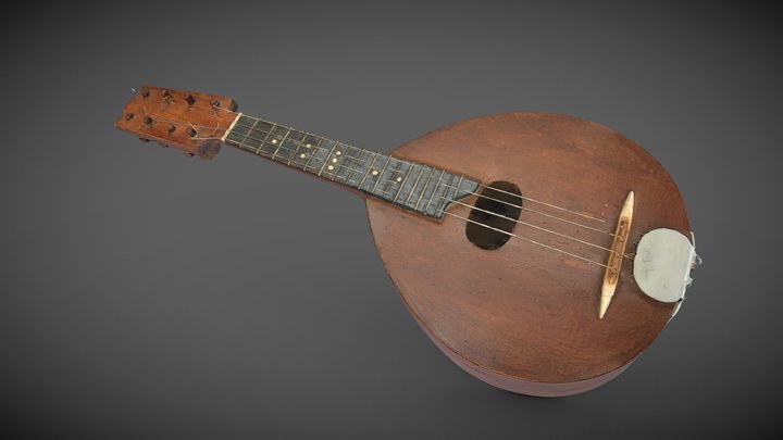Banjo or Mandolin made by Italian POW 3D Model