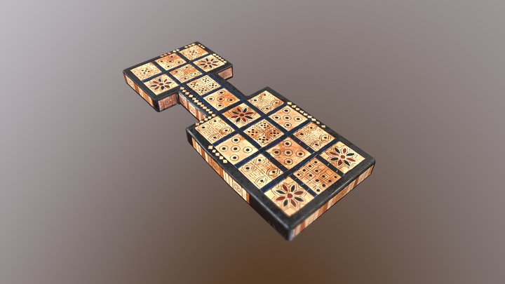 Royal Game Of Ur - Board 3D Model