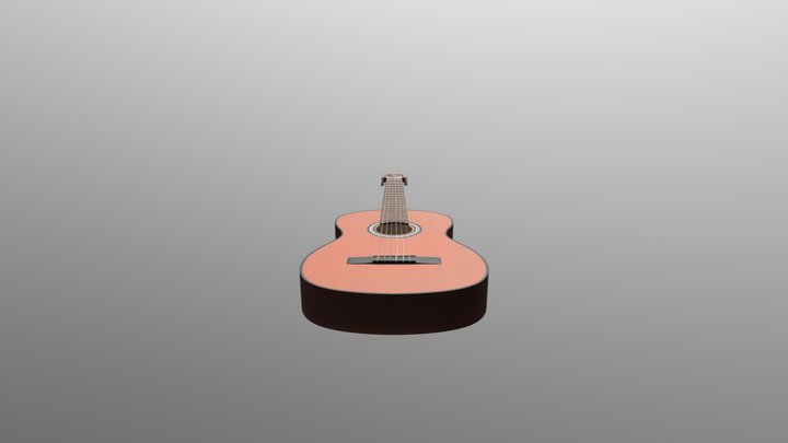Guitar 3D Model
