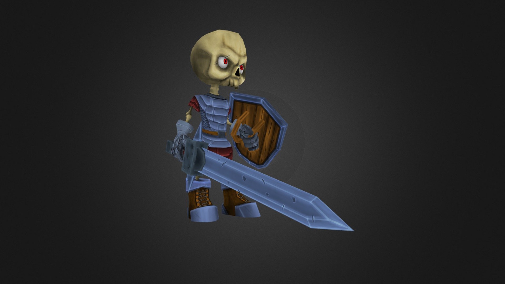 Skeleton Knight - 3D model by nishon [97278f2] - Sketchfab