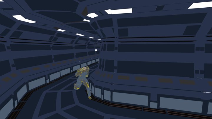 Deadstar Episode 1 Hallway set 3D Model