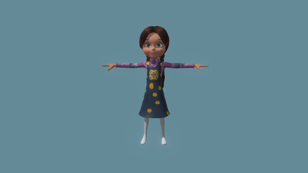 Toon Girl Character