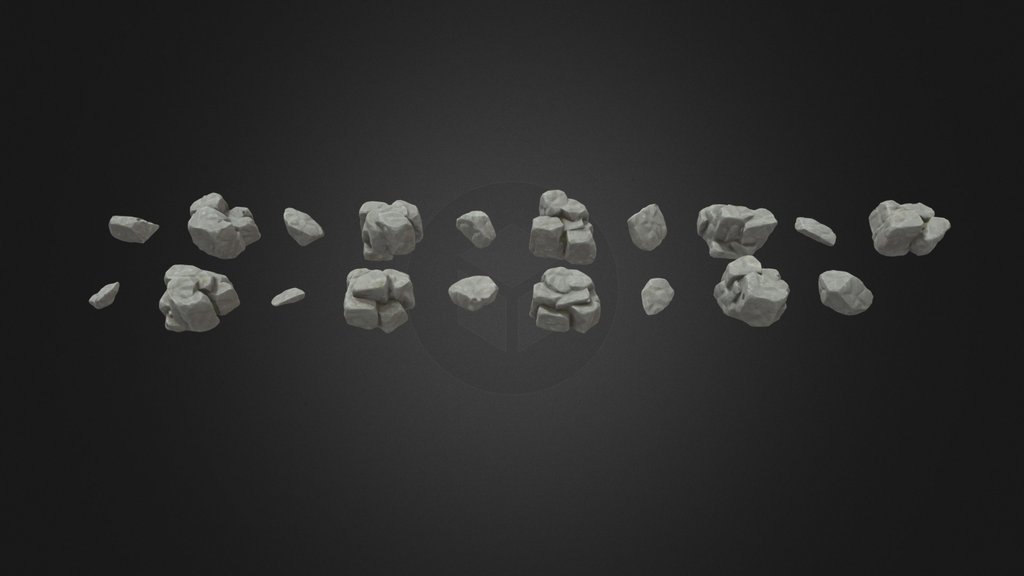 Stylized rock generator test 1