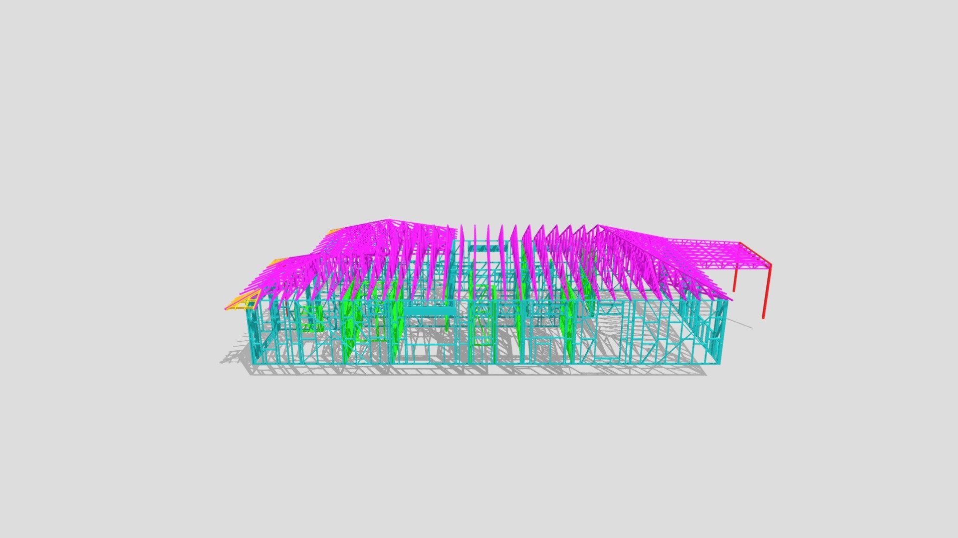 PROJECT 1379 SINGLE STOREY HOUSE DESIGN 3D Model By Cgoodwin 