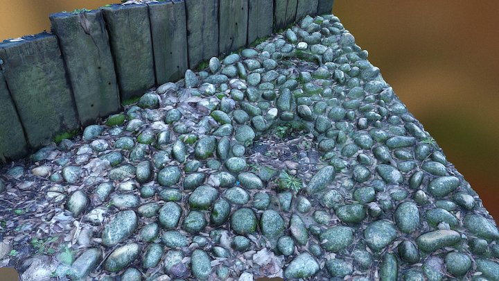 Pebbles cobbles rocks surface 1 – Modello 3D gratuito STL