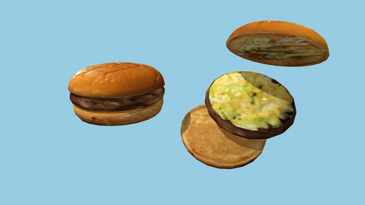 Burger 3D Model