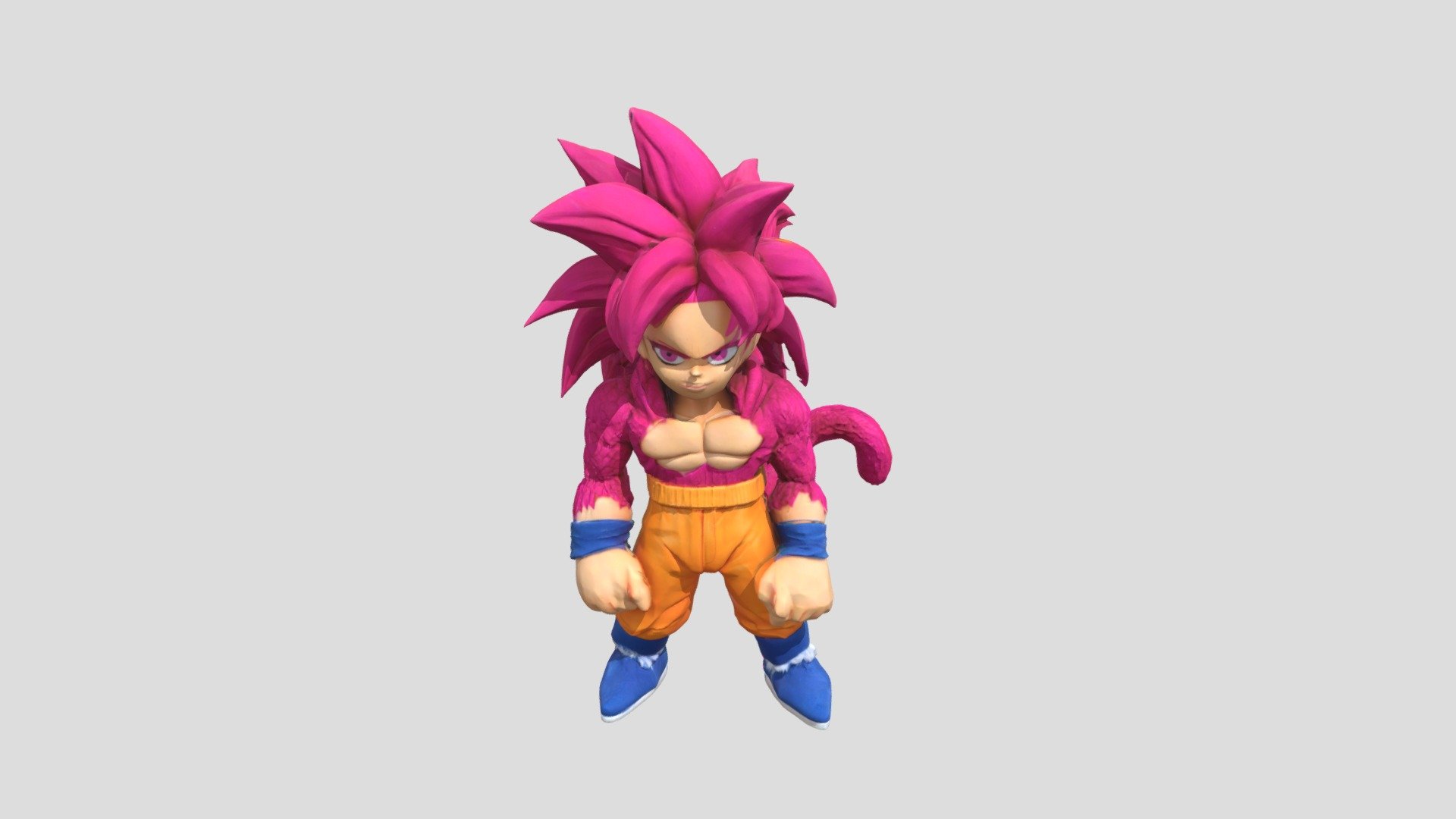 Goku SSJ4 Daima Figure - 3D model by namart0209 [972ef8e] - Sketchfab