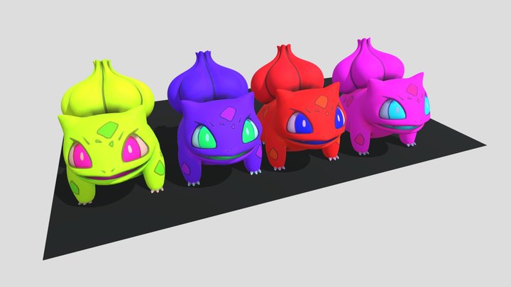 Bulbasaur fs22 Mod Download 3D Model
