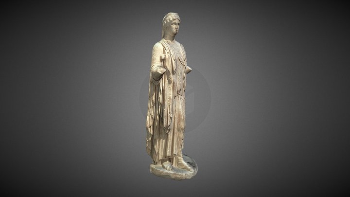 Roman Goddess - 1-100 AD, Marble 3D Model