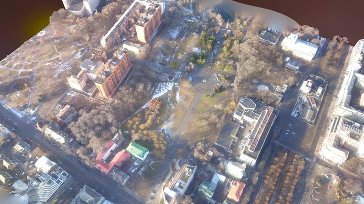 park at Dnipropetrovsk 3D Model