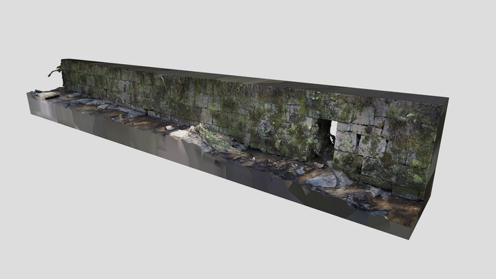 Parede de Contenção 3D Model