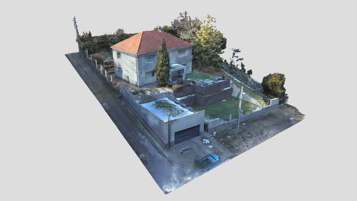 Ház a hegyen 3D Model