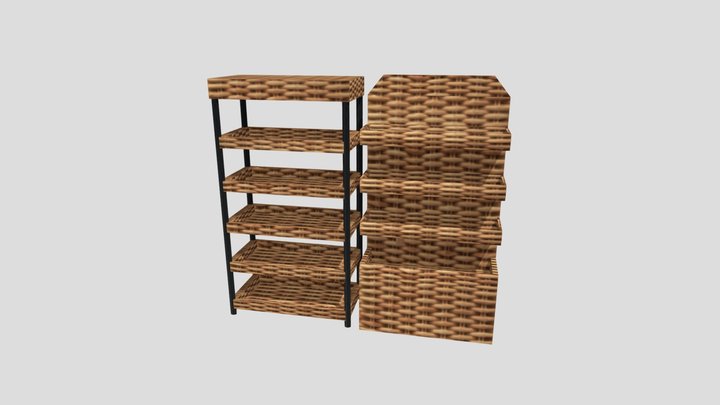 wicker_shelves – Free 3D Model STL