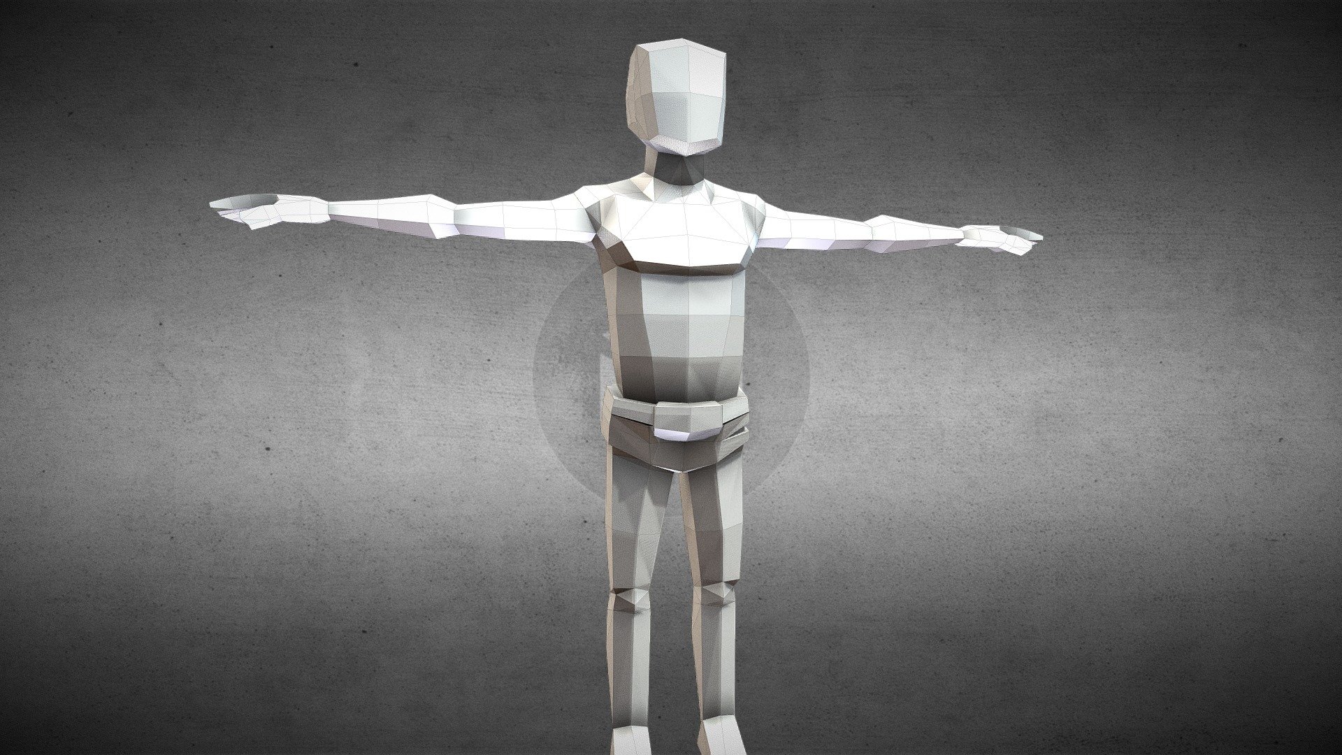 Normal Low Poly Man - Download Free 3D model by KinderKiev [9731410 ...