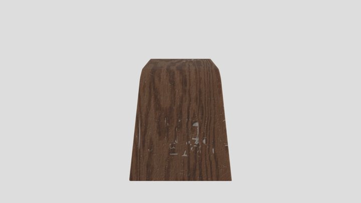 Old Antique Radio Model 3D Model